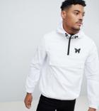 Good For Nothing Overhead Windbreaker Jacket In White Exclusive To Asos - White