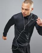 Puma Running 1/4 Zip Sweat In Black 51382605 - Black