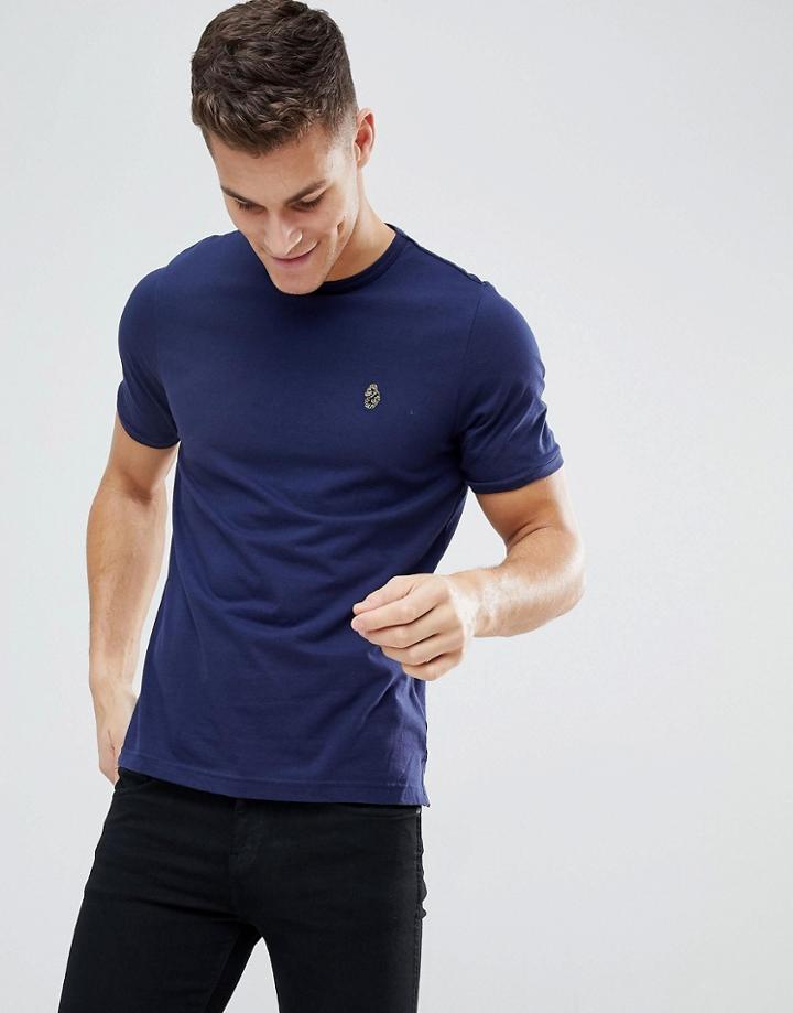 Luke Sport Traff Short Sleeve T-shirt In Navy - Navy