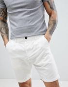 Produkt Linen Chino Shorts - White