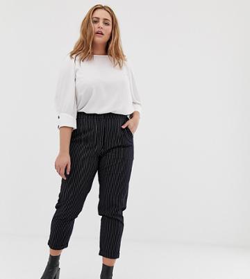 Vero Moda Curve Slim Tailored Pants - Navy