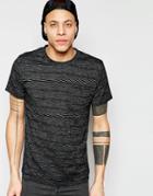 D-struct Slub Knit T-shirt - Black