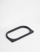 Asos Geometric Ring In Matte Black - Matte Black