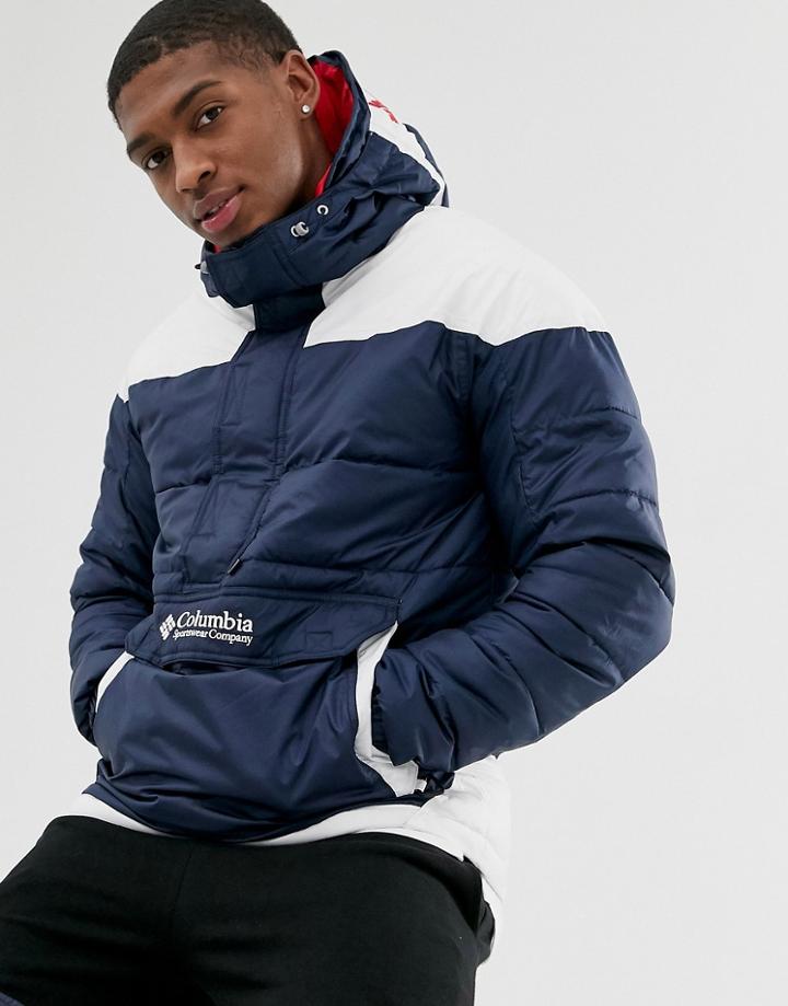 Columbia Columbia Lodge Pullover Jacket In Navy