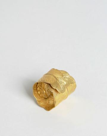 Sam Ubhi Wrap Around Leaf Ring - Gold