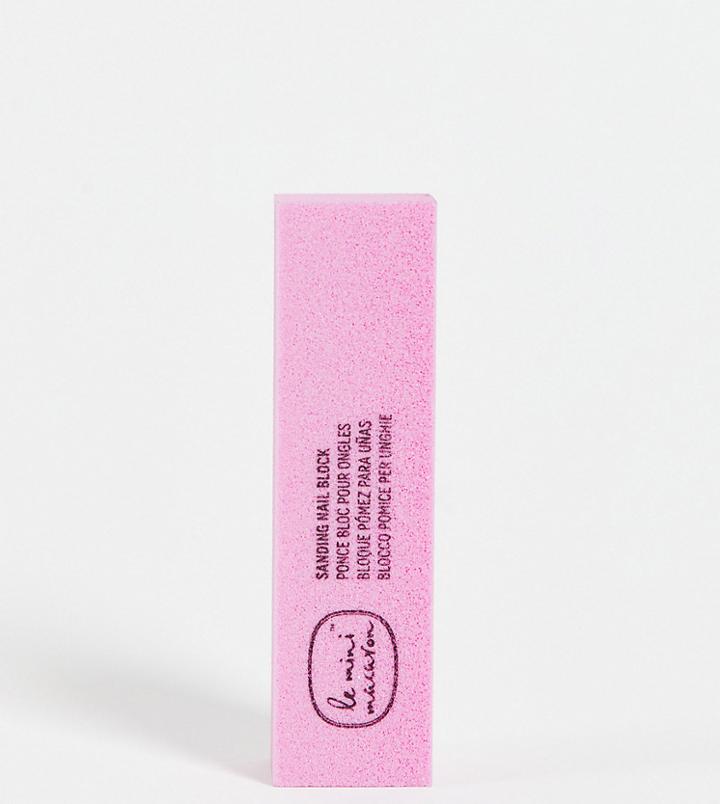 Le Mini Macaron Sanding Nail Block Pink-no Color