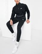 Nike Tribute Polyknit Track Pants In Black