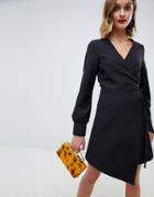 Unique 21 Asymmetric Detail Dress - Black