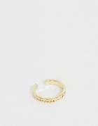 Designb Twisted Band Ring In Gold - Gold