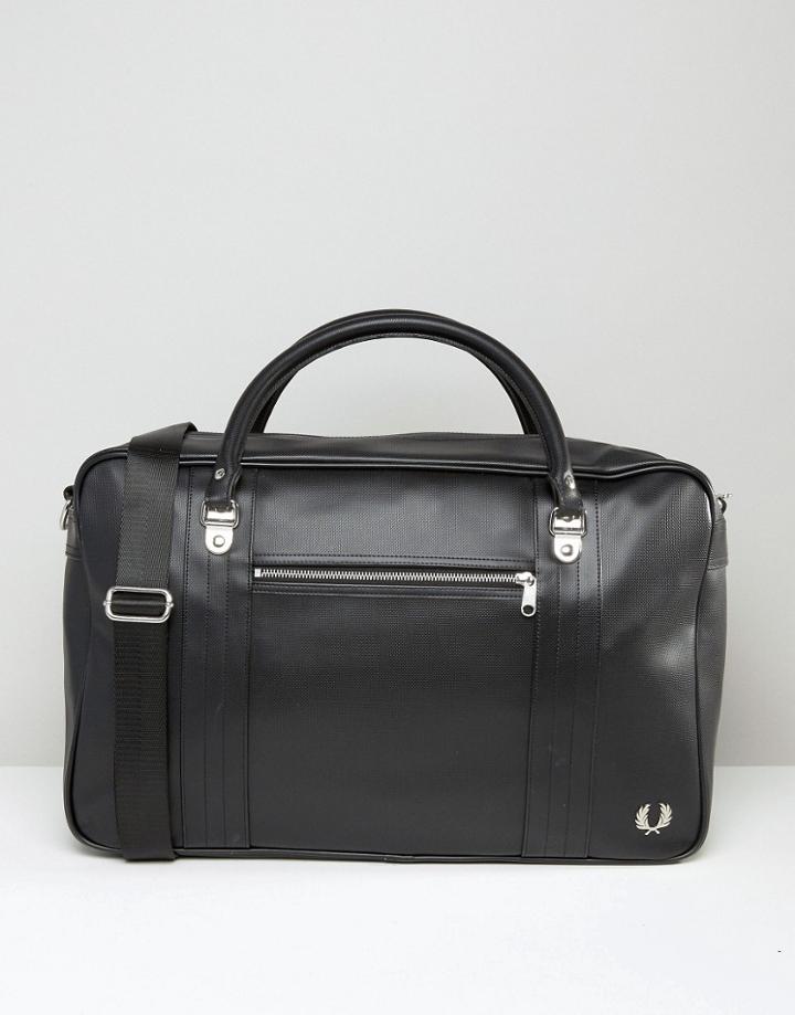 Fred Perry Pique Holdall - Black