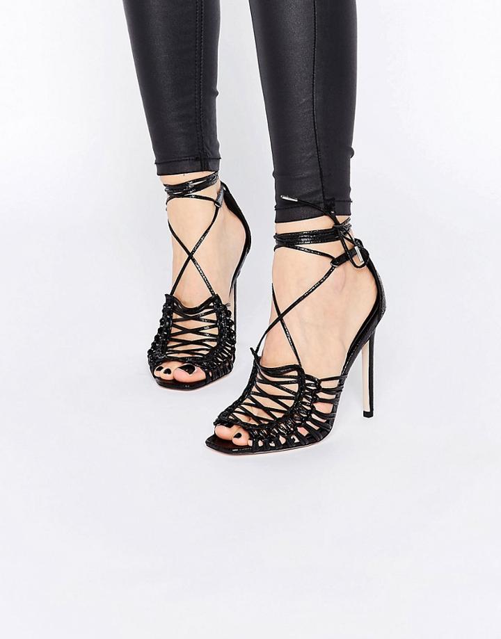 Asos Hushed High Sandals - Black