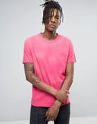 Champion T-shirt With Sleeve Logo - Pink