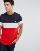 Le Breve Color Blockt-shirt - Navy