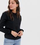 Asos Design Tall Ultimate Sweatshirt In Black