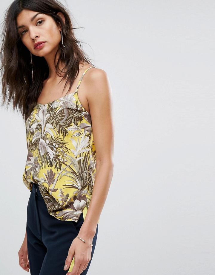 Warehouse Amazon Print Cami - Yellow