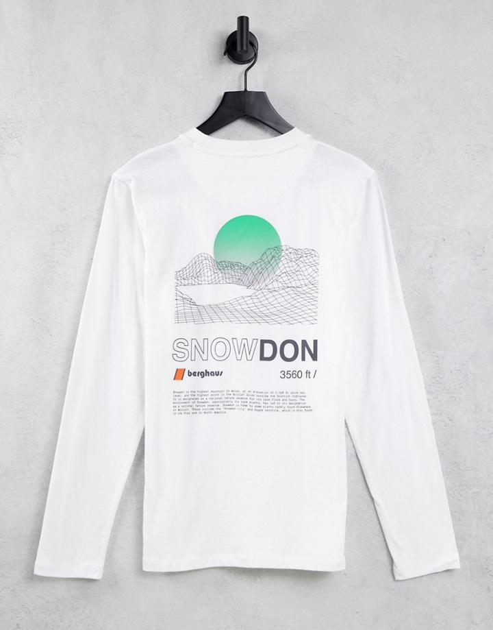 Berghaus Three Peaks 2 Long Sleeve T-shirt In White