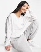 Quiksilver Oversized Long Sleeve T-shirt In White
