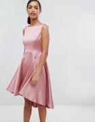 Ted Baker Tie The Knot Sculpted Skater Dress - Pink