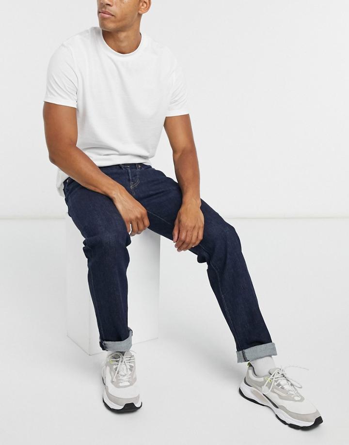 Levi's 501 '93 Straight Fit Jeans In Heather Dark Rinse Wash-blue