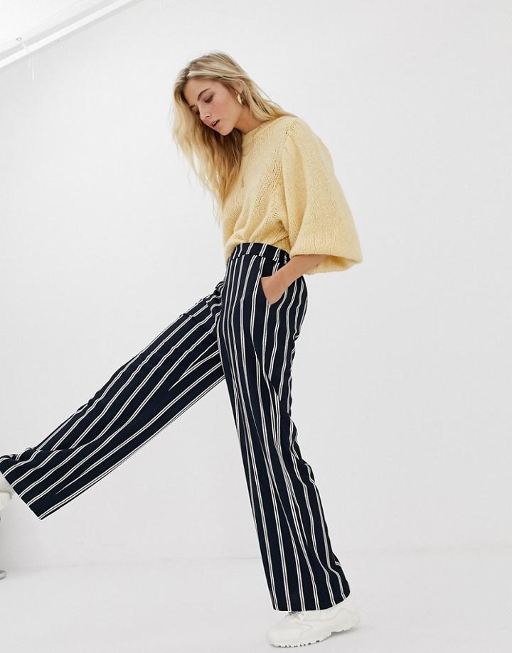 Only Stripe Wide Leg Pants