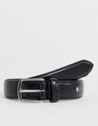 Ben Sherman Smart Skinny Belt In Black