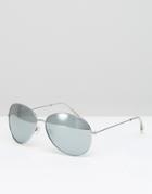 Cheap Monday Pilot Sunglasses - Silver