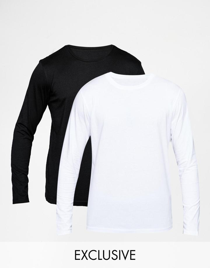 Jack & Jones Exclusive Long Sleeve Top Multi Pack 20%