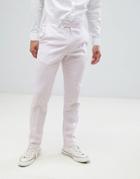 French Connection Wedding Linen Slim Fit Pants-pink
