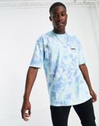 Levi's Stay Loose Fit Doodle Sketch Logo Tie Dye T-shirt In Blue Topaz-blues