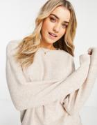 Stradivarius Supersoft Sweater In Beige-neutral