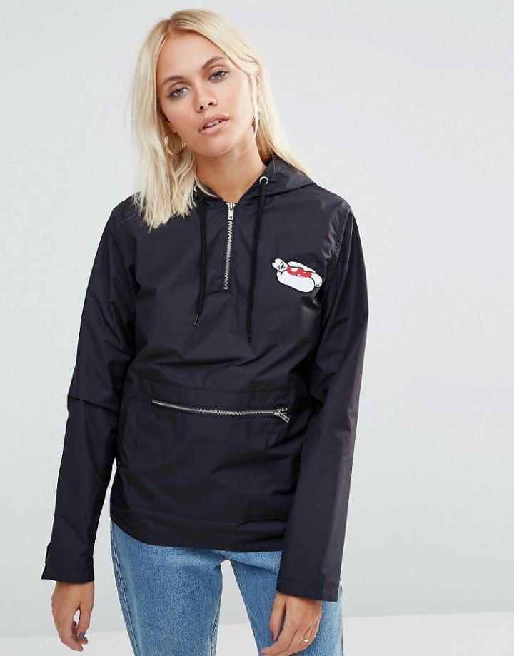 This Is Welcome Wishdom Embroidered Jacket - Black