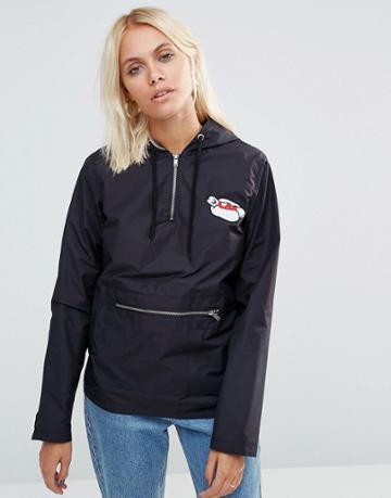 This Is Welcome Wishdom Embroidered Jacket - Black