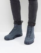 Dr Martens Kamar Suede 8 Eye Boots - Blue