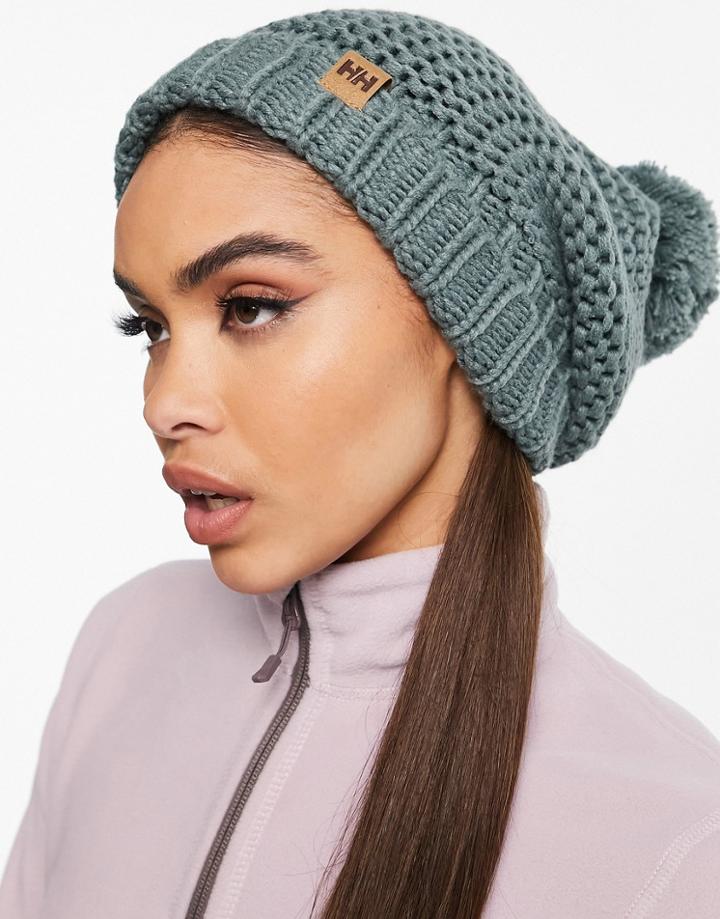 Helly Hansen Calgary Chunky Beanie In Gray-blues