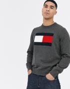 Tommy Hilfiger Stan Knit Sweater In Gray