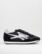 Reebok Aztec Ii Sneakers In Black And Silver