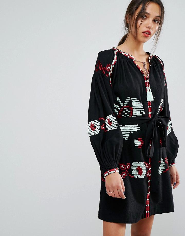 Essentiel Antwerp Ophism Long Sleeved Dress - Black