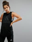 Adidas Training Tank In Black - Black