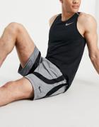 Nike Basketball Dri-fit Curve Shorts In Gray-grey