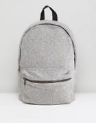 Asos Backpack In Gray Borg - Gray