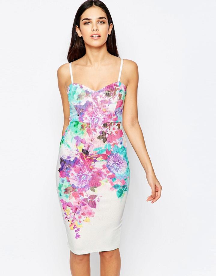 Michelle Keegan Loves Lipsy Printed Cami Dress - Multi