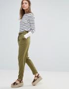 Sugarhill Boutique D-ring Peg Pants - Green
