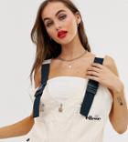 Ellesse Recycled Utility Vest With Buckle Straps-beige