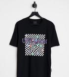 The North Face Essential Color Block T-shirt In Purple/green Exclusive To Asos
