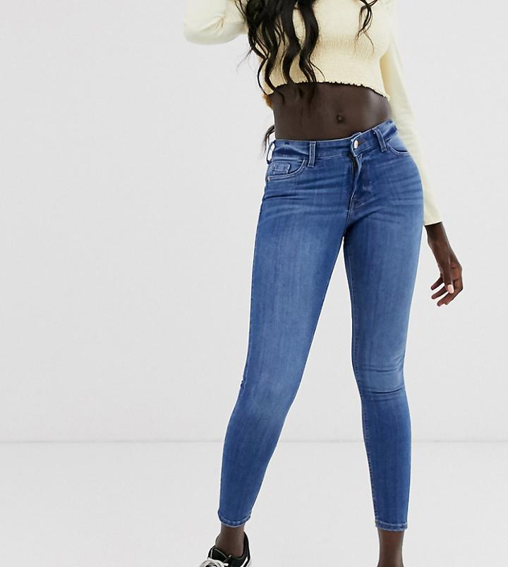 Miss Selfridge Mid Wash Skinny Jeans