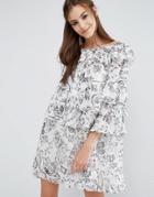 Stevie May The Cloudy Day Mini Dress - Multi