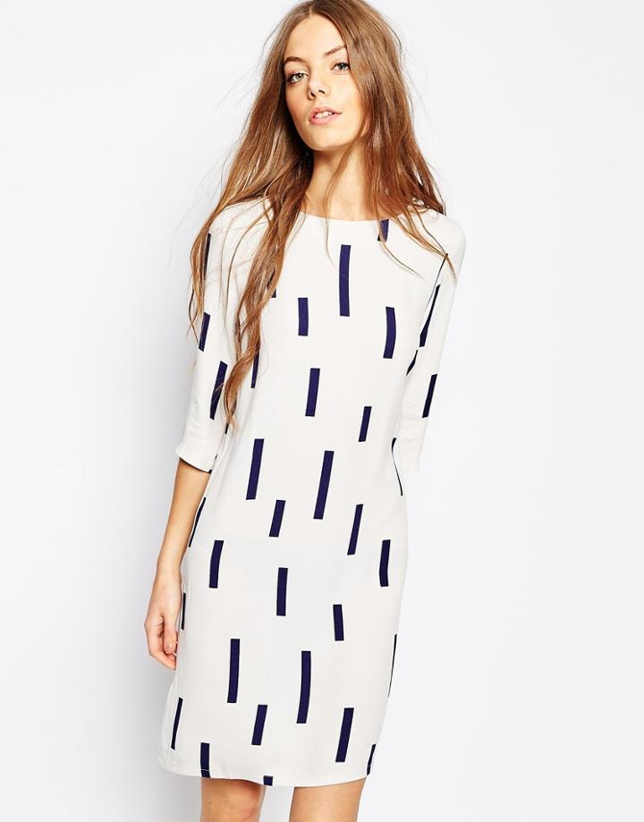 Selected Hevia Dress In Print - Print Combo