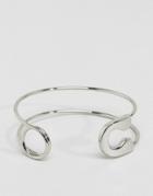 New Look Safety Pin Cuff - Silver
