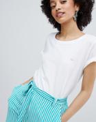 Only Lips Embroidered T-shirt - White