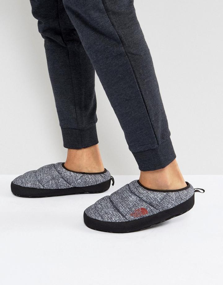 The North Face Tent Mule Iii Slipper In Phantom Gray Print - Gray